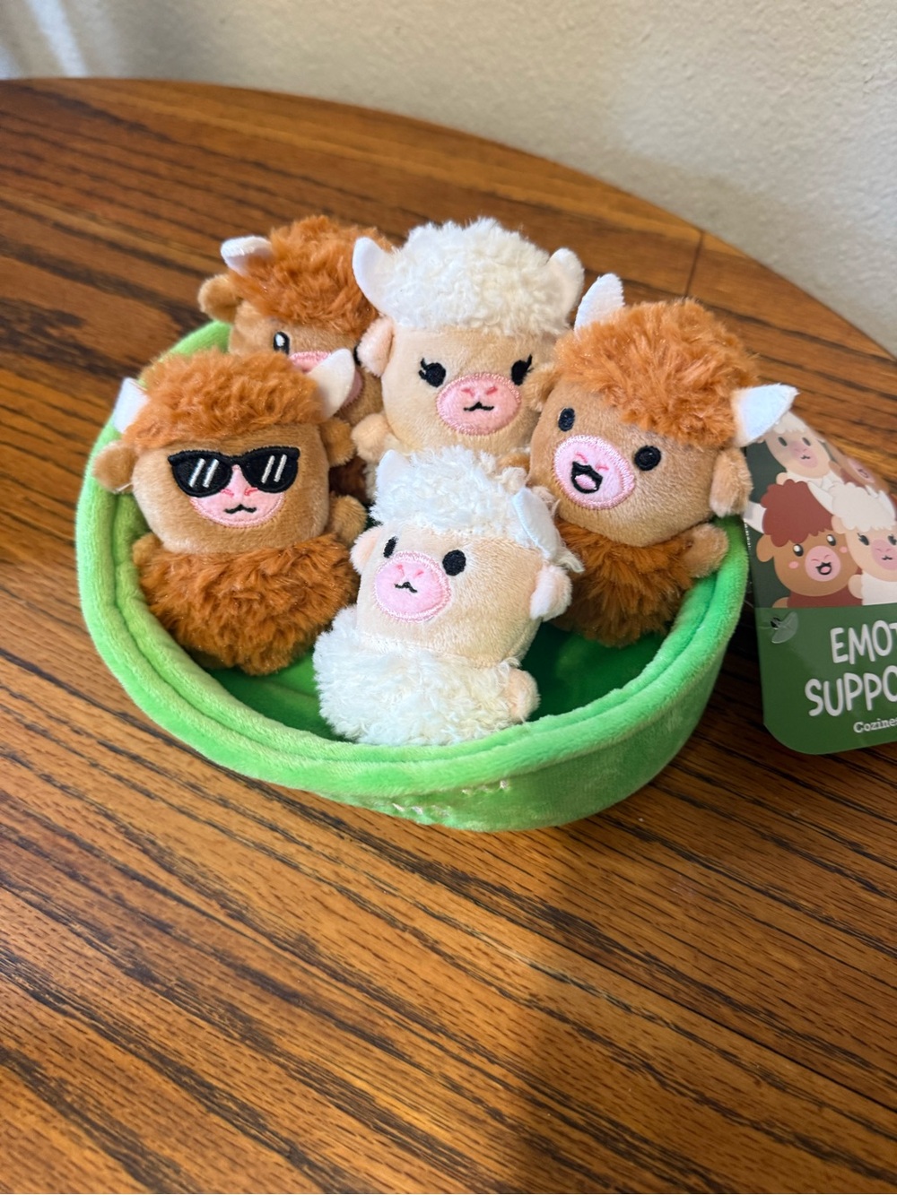 Emotional support pets cows super cute funny plushy